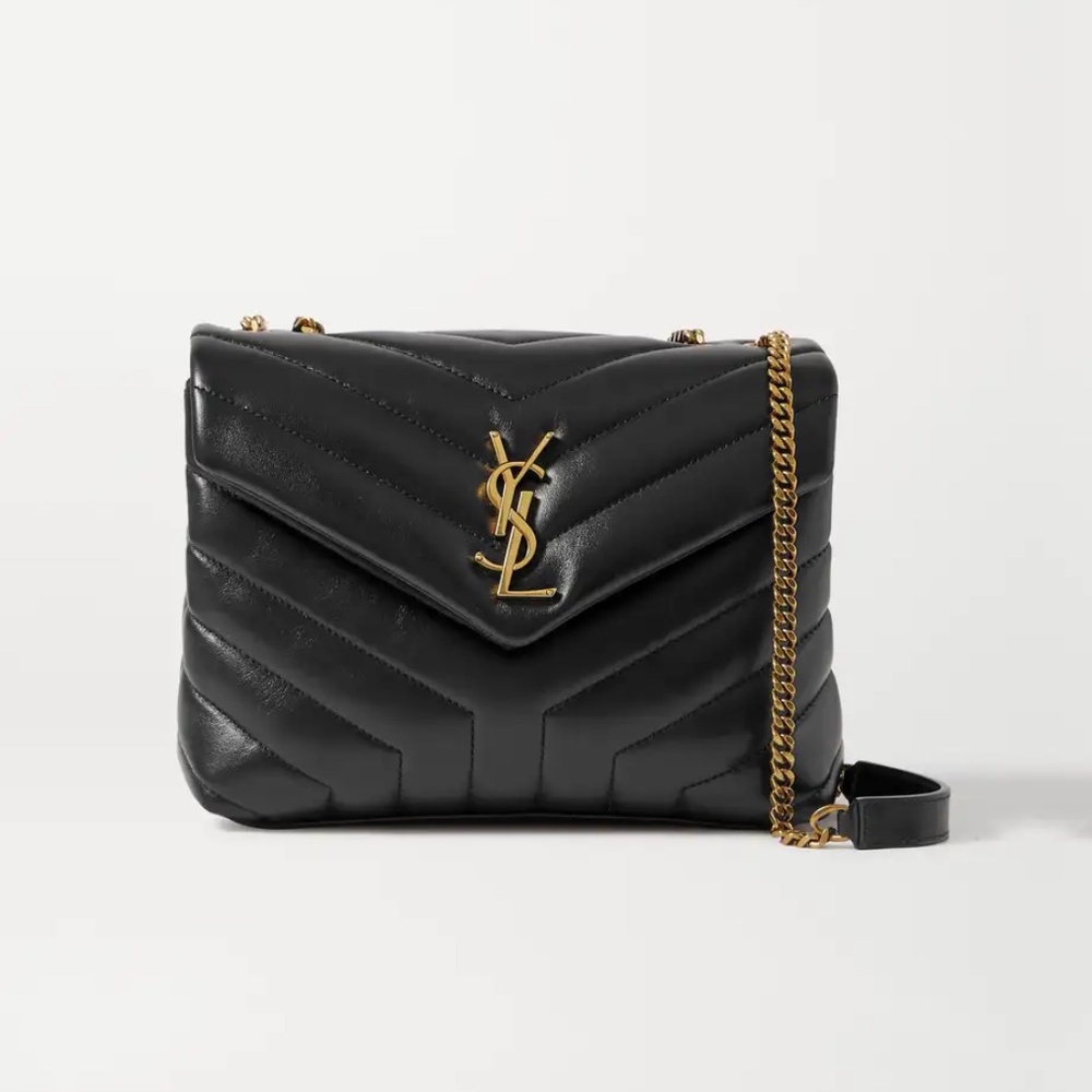 SAINT LAURENT LouLou Small Quilted Leather Shoulder Bag